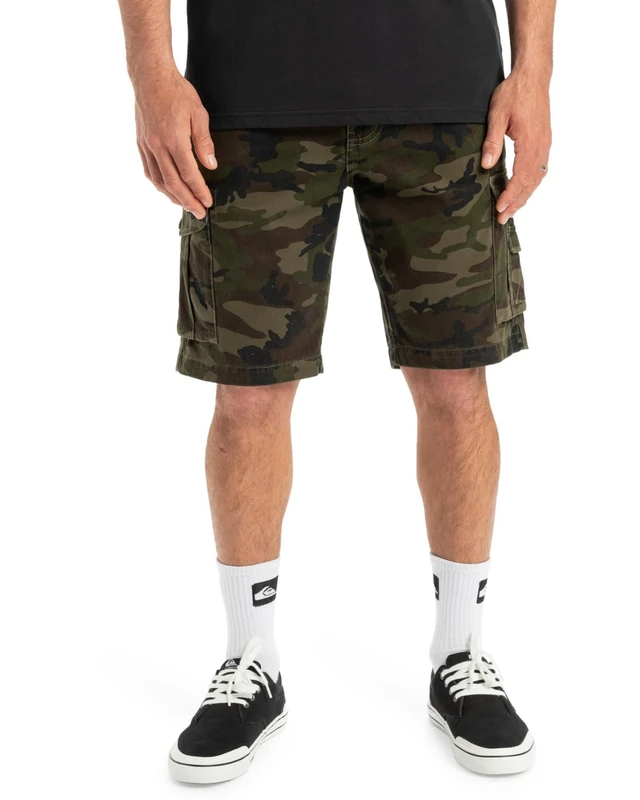 Quiksilver Shorts Crucial Battle Cargo Men Green 30
