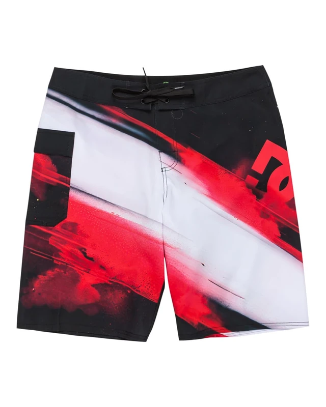 Dcshoes Boardshorts Burn Out 21 Young Mens Red 32