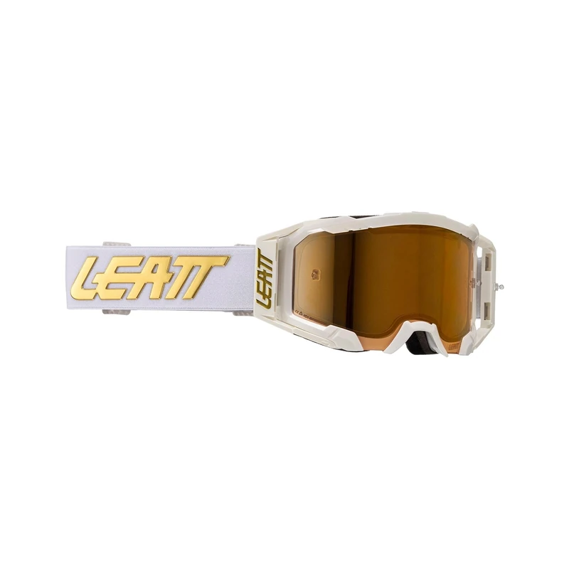 Leatt Masque Velocity 5.5 Iriz - White - Bronze Lens 68% UC - Image 1