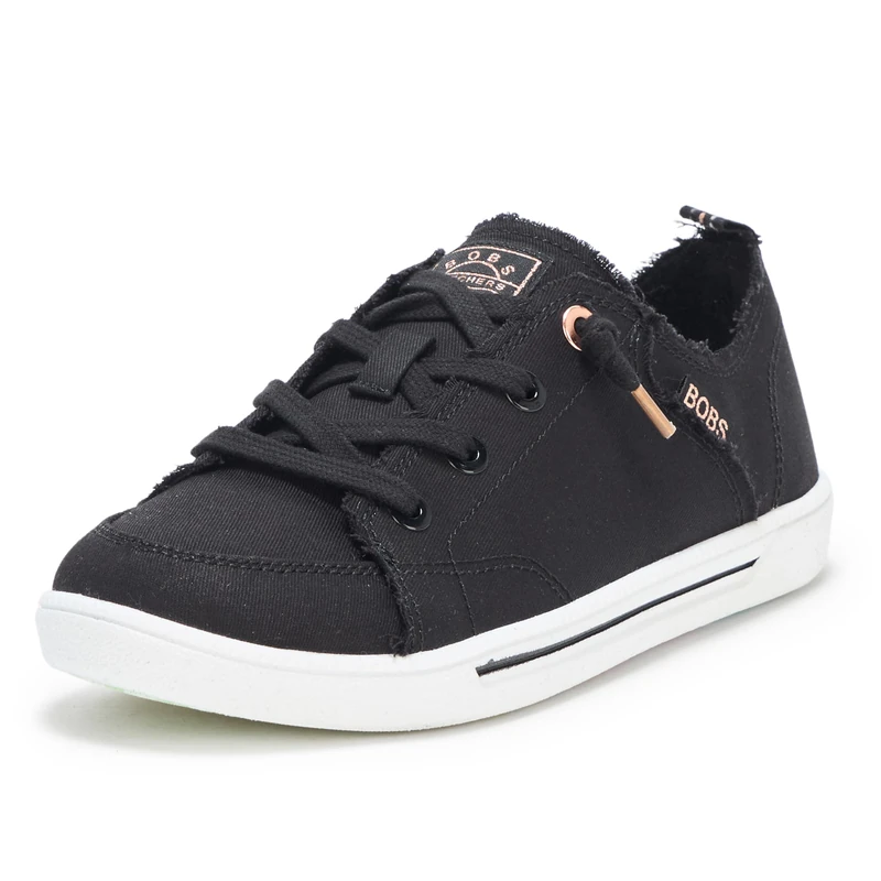 Skechers Women's B Cute 2.0 Sneaker, Black/White, 3.5 UK Wide