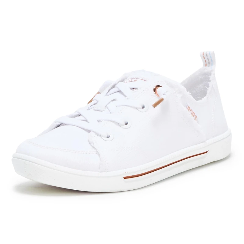 Skechers Bobs B Cute 2.0 Womens White Canvas - Size 7 UK - White