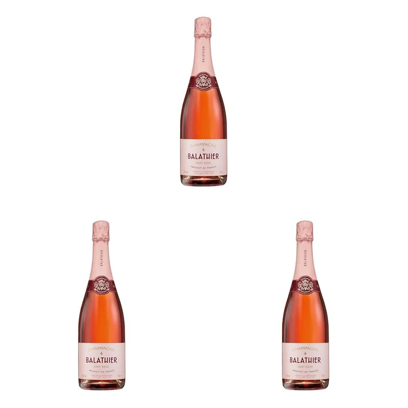 Balathier Champagne Brut Rosé, 75cl (Pack of 3)