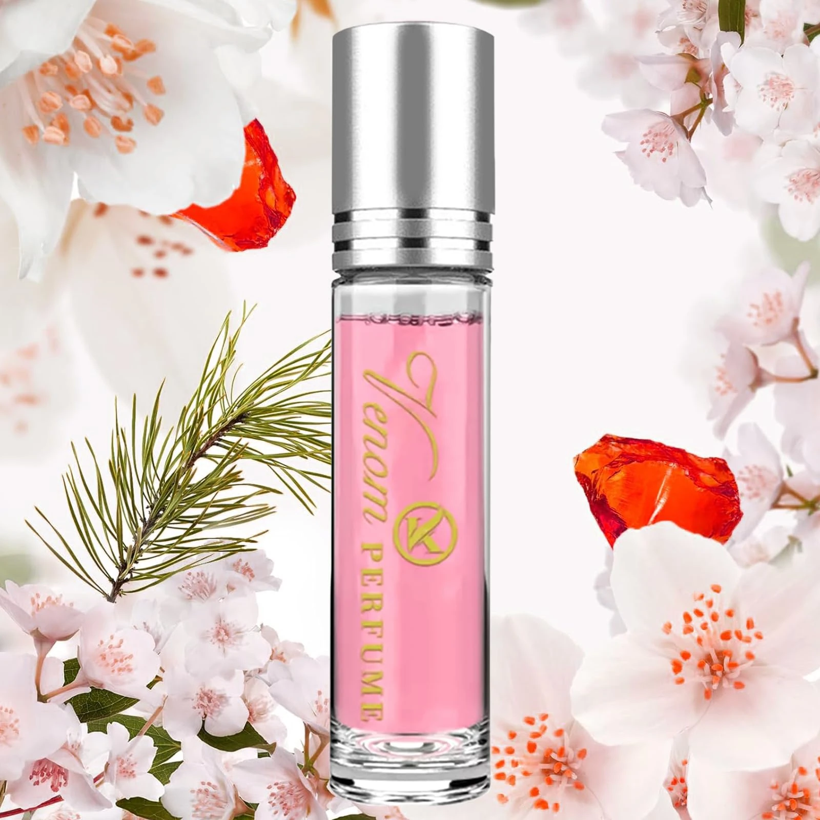 Pheromone Perfume for Women to Attract Men,veno-m Pheromone Perfume,Roll-On Infused Essential Oil Perfume Cologne,10ml Concentrate Body Perfume Oil