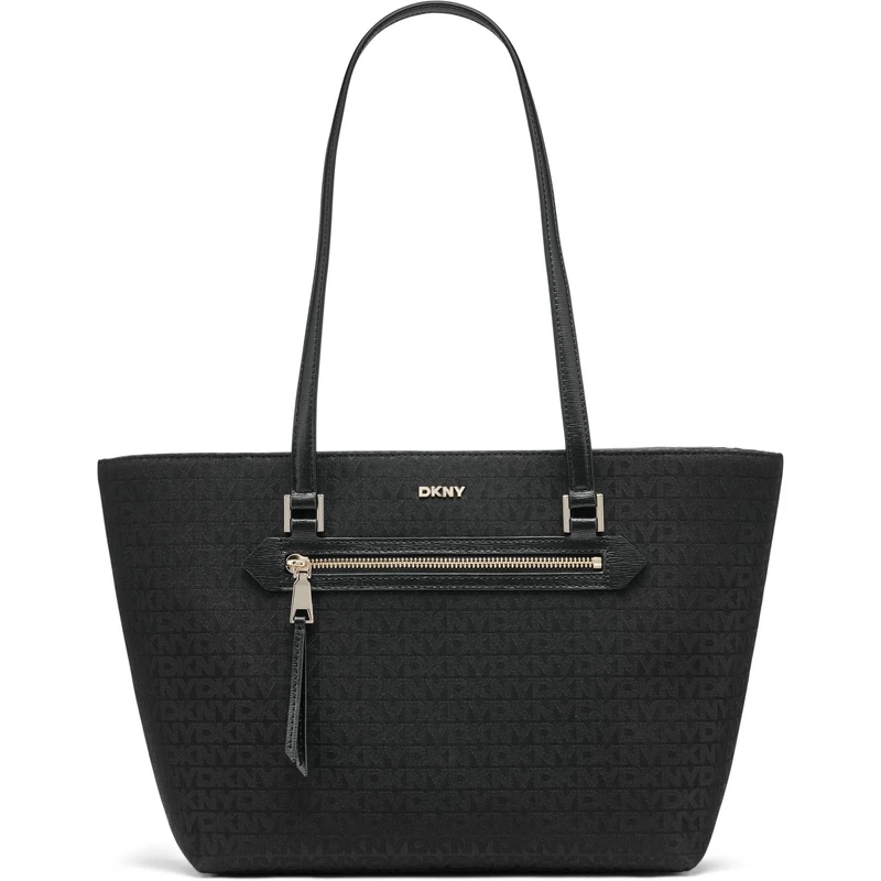 DKNY Women's Bryant Ave Md Tote Bag, Jet Black/Black, Jet Black/Black, Medium