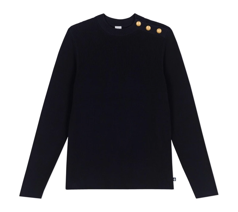 Petit Bateau Women’s A0cid jumper, Blue, XS