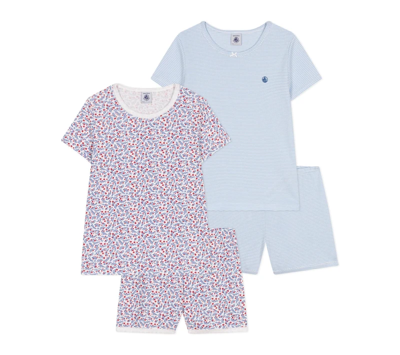 Petit Bateau Girl's A0d6r Pajamas, Variant 1, 3 years