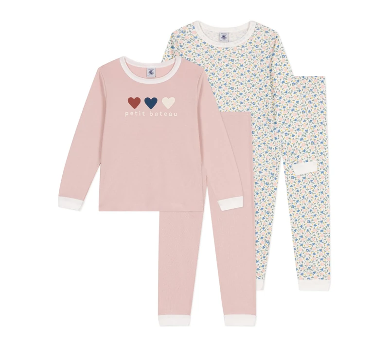 Petit Bateau Girl's A0d6q Maternity Pyjamas, Variant 1, 4 years