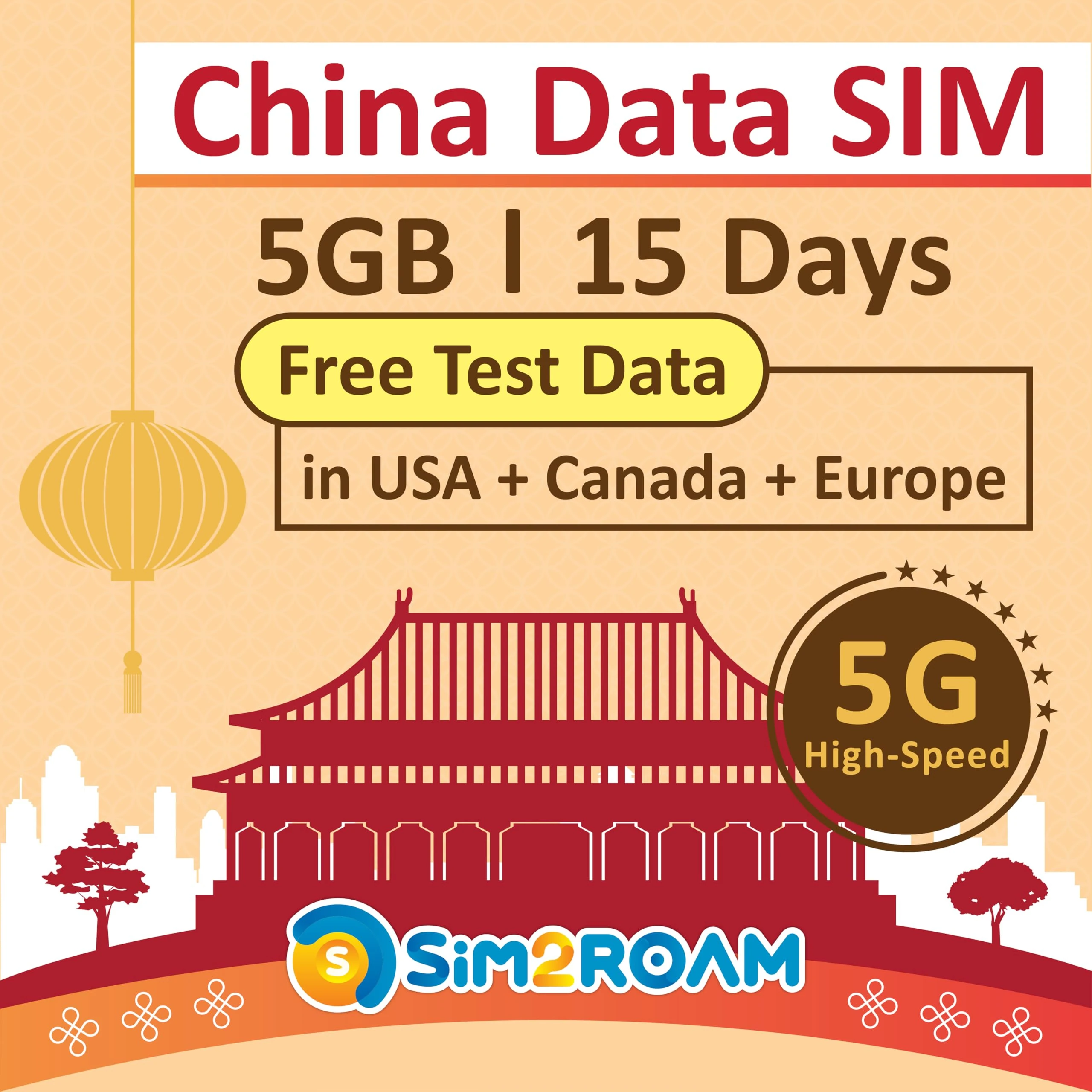 China Data only SIM card 15Days|Mainland China & Macau|5GB of 5G/4G High-Speed Internet Data|Free Test data in UK|unrestricted Internet Access, Support Google, Facebook, What's app, Instagram and More