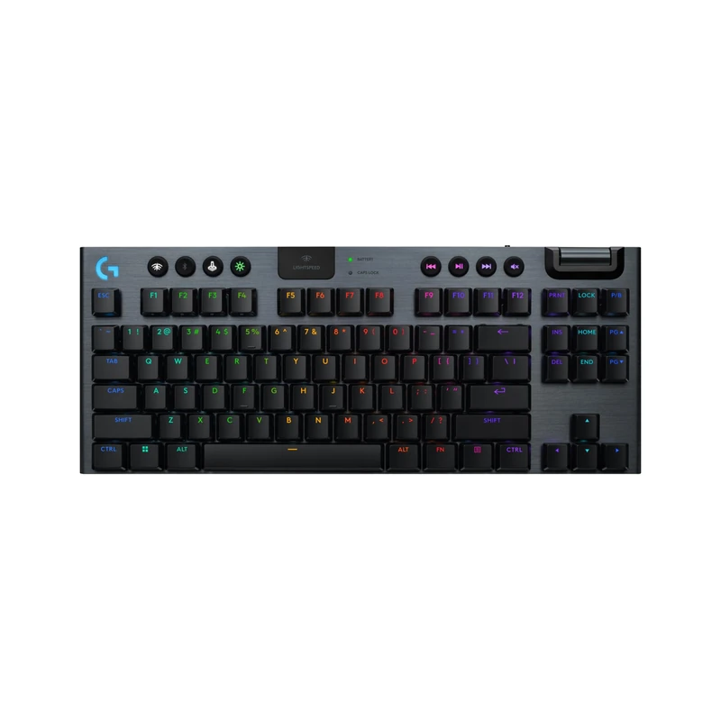 Logitech G G915 X LIGHTSPEED TKL Low-Profile Wireless Gaming Keyboard, QWERTY Pan Nordic Layout, Tactile - Black