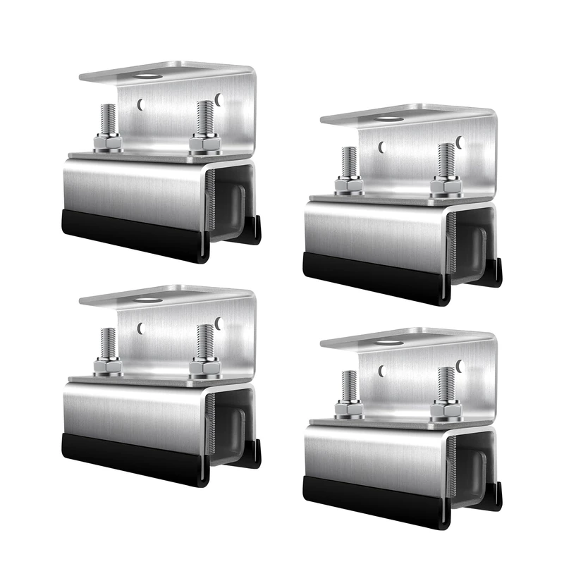 Roof Rack Mount Kits,Roof Mount Kit,304 Stainless Steel Van Roof Rack,Van Roof Rack Brackets for ProMaster, Boxer, Jumper, Ducato (4)