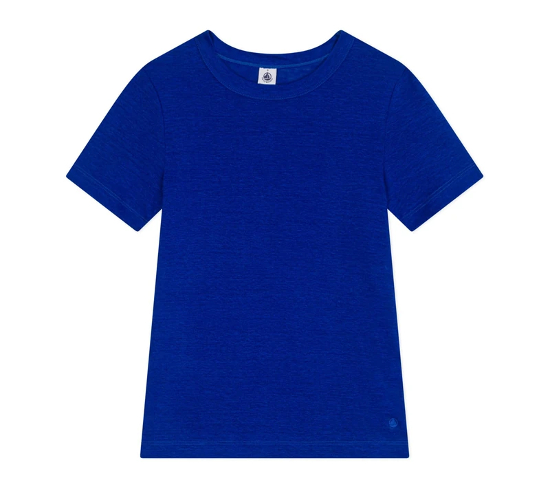 Petit Bateau Women’s A0d4a Short Sleeve T-Shirt, Blue, S