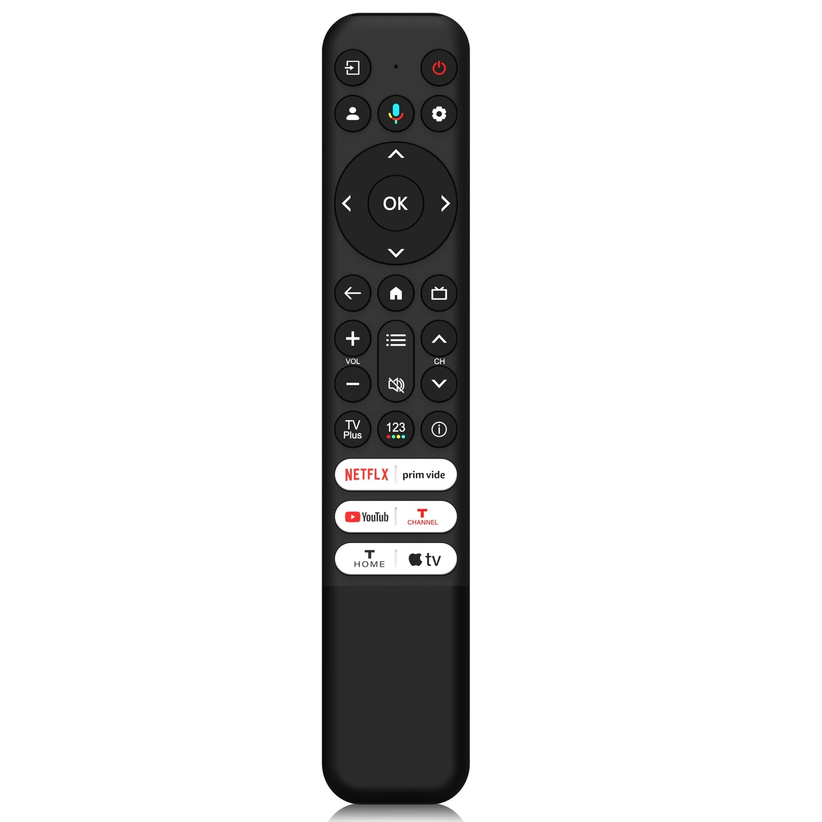 Upgrade replacement TCL TV remote control for TCL 4K LCD LED Smart TV - NO SETUP REQUIRED