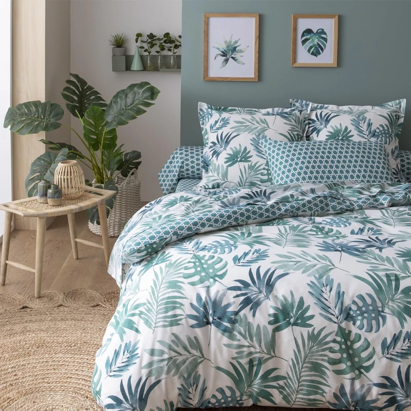 Duvet cover printed in Lyocell, Angele, 200 x 200 cm, Origin