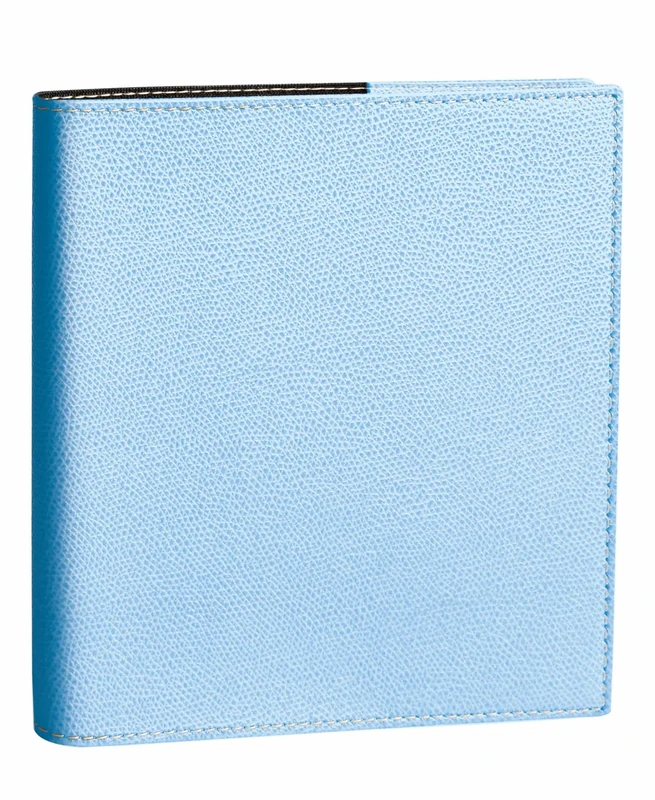 Quo Vadis 0141070Q Executive Diary Italian Language Year 2025 Colour Blue Size 16 x 16 cm Weekly 13 Months December to December White Paper with Address Book and Removable Cover in Club Synthetic