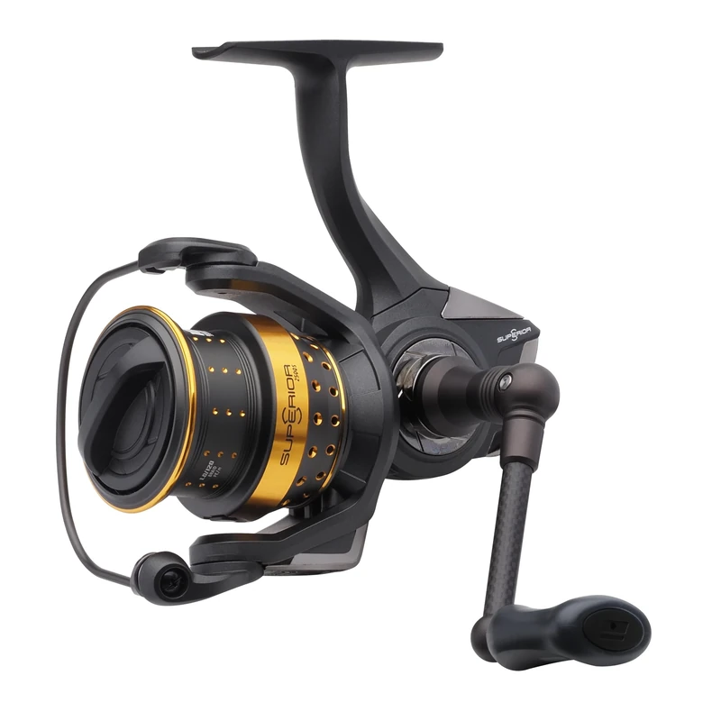 Abu Garcia Superior 4000 Heavy-Duty Freshwater Spinning Reel with Carbon Matrix Drag System, V-Spool, and High Line Capacity