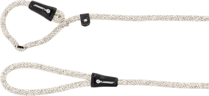 Flamingo Dog Anti-pull leash Lago White & Black 1,7m 12mm