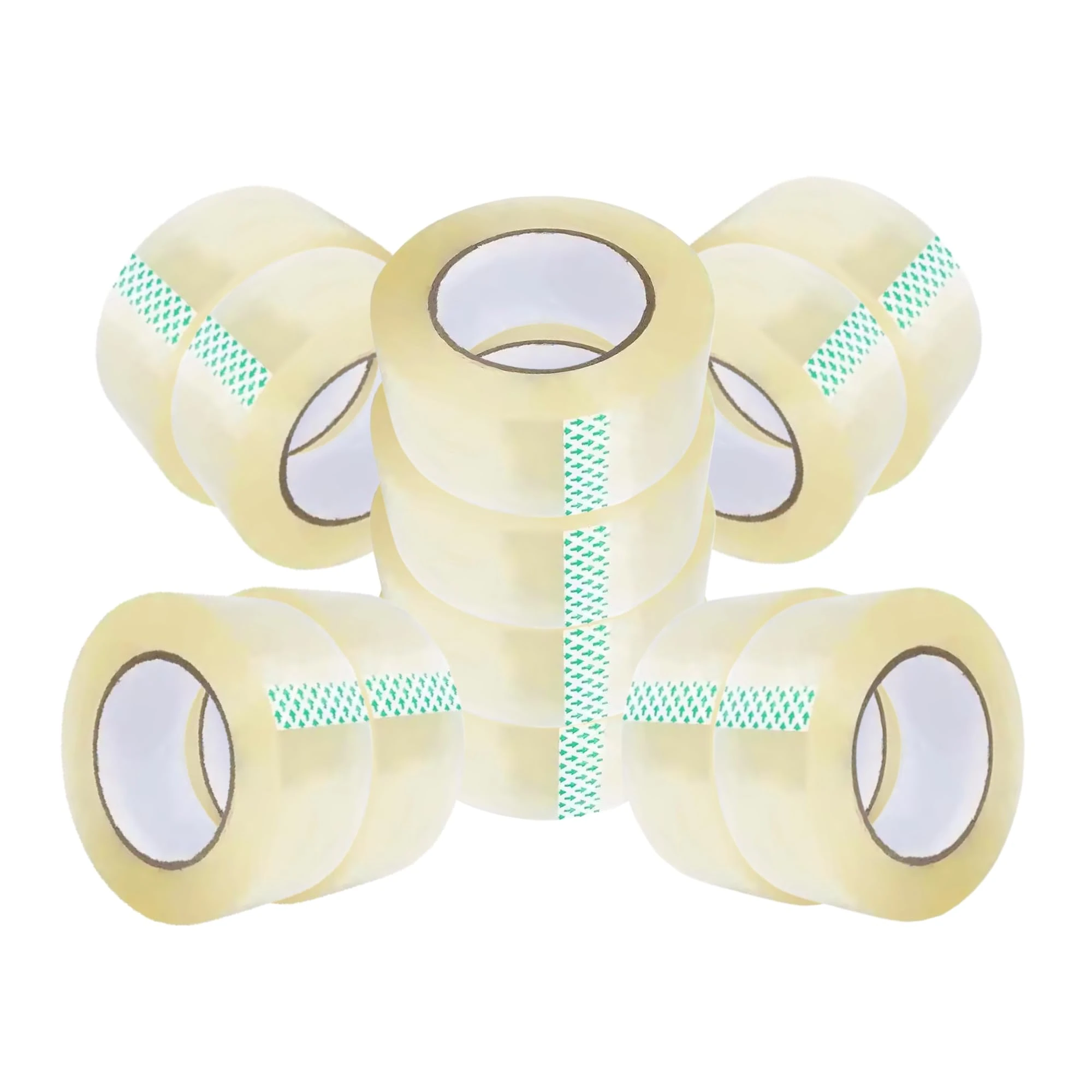 1ABOVE Clear Packing Tape 48mm x 66m (12 Rolls) — Heavy Duty 54 Microns | Strong Parcel Tape for Moving Boxes, Packaging & Shipping