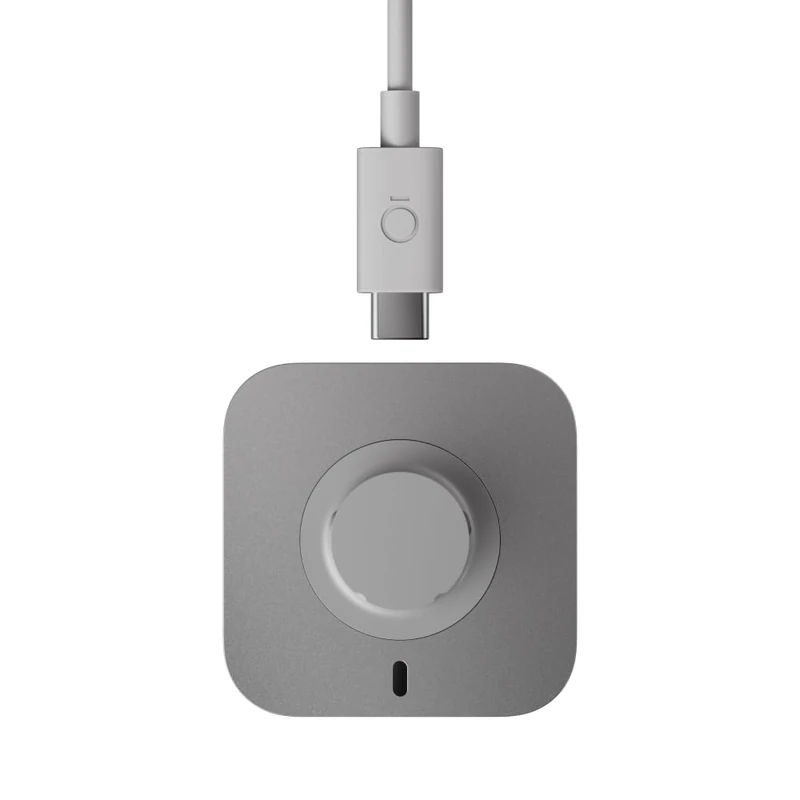 Oura Ring 4 Charger - Grey - Size 6 - Charging Dock and USB-C Cable | Recharges your Smart Ring Battery for up to 8 days