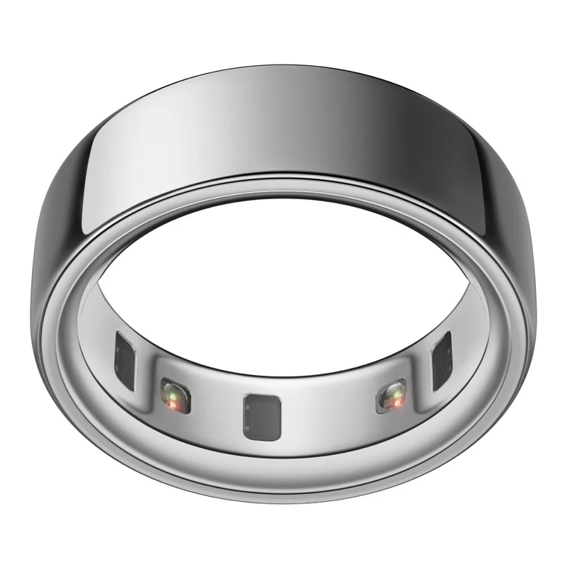 OURA Ring 4 - Silver - Size 5 - Smart Ring | Size First Ring 4 Sizing Kit | Sleep Tracking Wearable - Heart Rate - Fitness Tracker - Up to 8 Days Battery Life