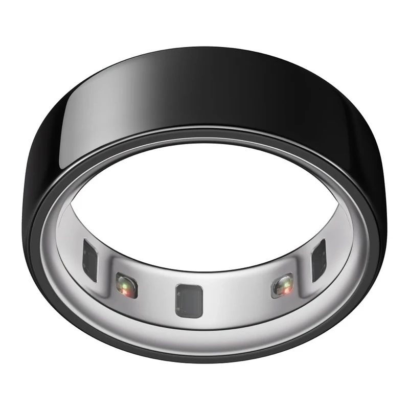 Oura Ring 4 - Black - Size 14 - Smart Sleep Tracking Wearable | Up to 8 Days Battery Life | Heart Rate & Fitness Tracker - Size First with Oura Ring 4 Sizing Kit