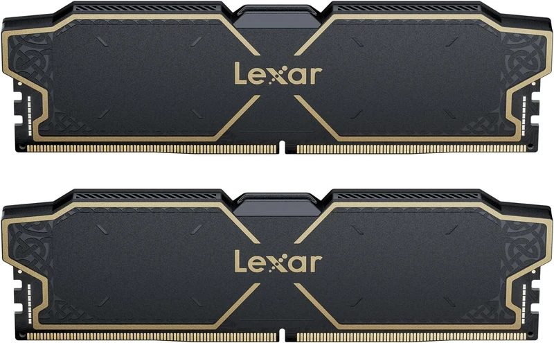 Lexar THOR OC DDR5 RAM 32GB Kit (2x16GB) 6000 MHz, DRAM 288-Pin UDIMM Desktop Memory, DDR5 High-Performance Gaming Computer Memory Support Intel XMP 3.0/AMD EXPO, On-die ECC, 1.25V