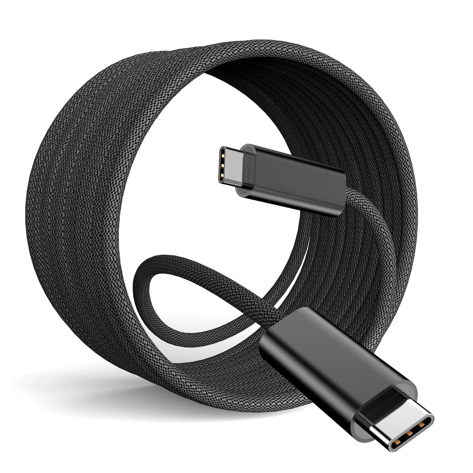 Extra long USBC to USB C cable 4M 60W USB C charging cable braided fast charging cable, type C cable for iPhone 16/16Plus/16Pro/Max, MacBook Pro/Air, iPad Pro/Air/Mini, Samsung, Pixel, Laptop