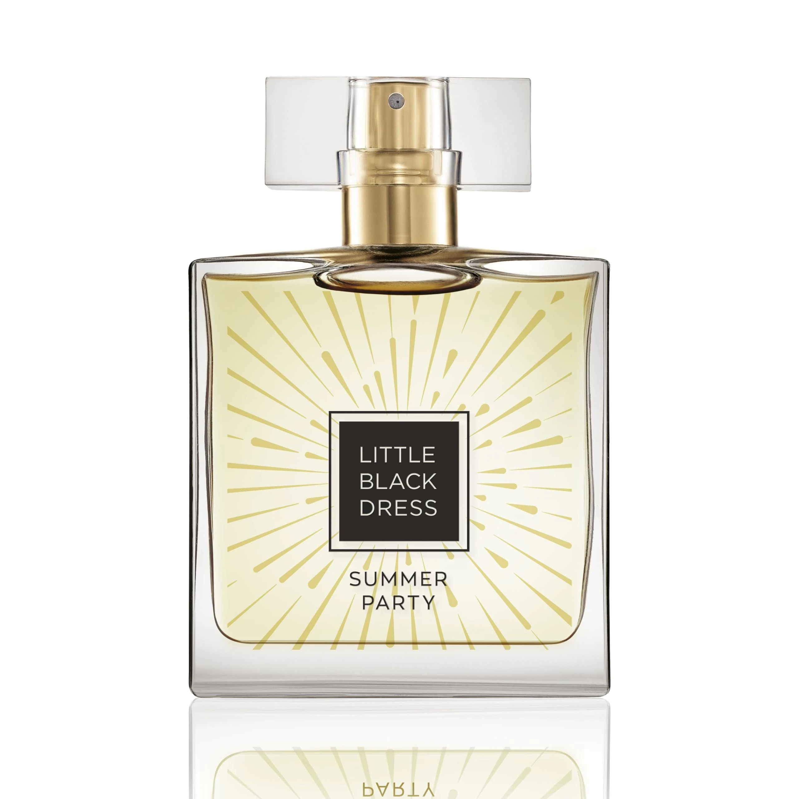 Avon Little Black Dress Summer Party Eau de Parfum 50ml, Fresh and Flirty Fragrance, Contains Lemon Oil and Pink Peony, Long Lasting Scent, Cruelty Free