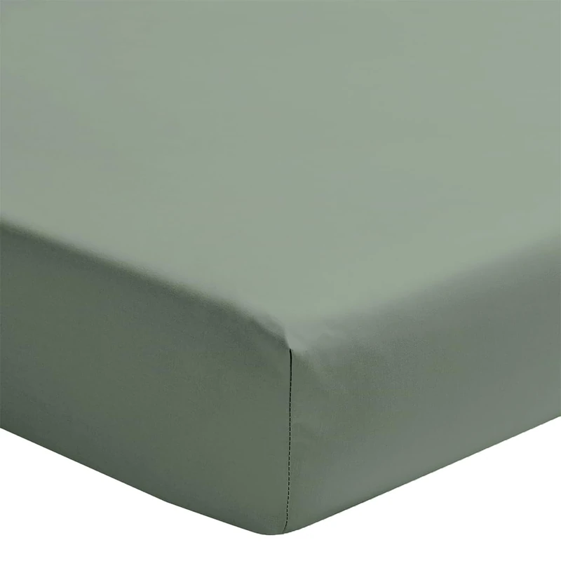 Fitted Sheet, Premiere Sage, 2 x 90 x 200, Essix - Image 1