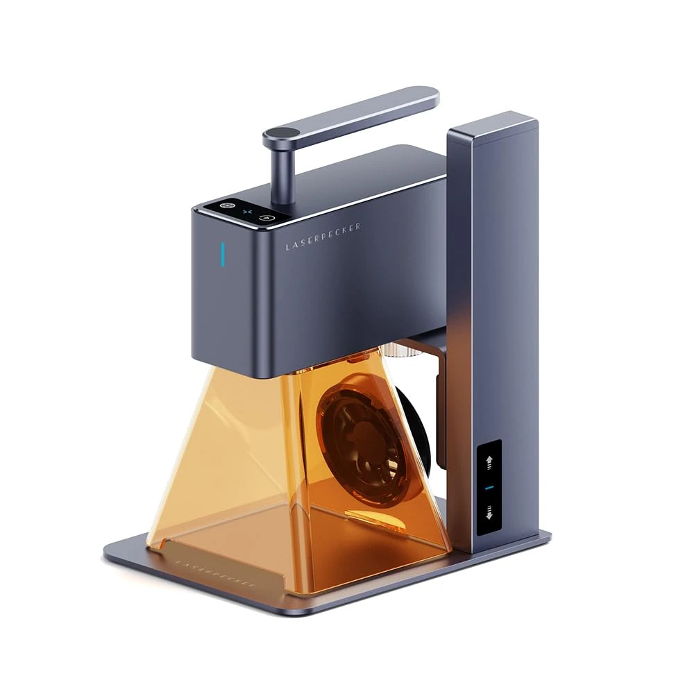 LaserPecker L2 (Basic) Laser Engraver Galvo Laser for Wood Kraft Paper Leather, Portable Handheld Engraver High Precision 0.05mm Compressed Spot 36000mm/min High Speed Engraving Machine