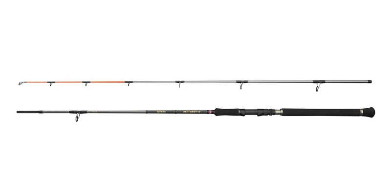 Penn Regiment IV Spin Pilk Rod, Saltwater Angler Fishing Sea Fish Cod, Sea Eel, Bass, Pollock, Mackerel, Shark, Strong Leightweight & Versatile, Silver, 2.70m Fast Ambidextrous Rod