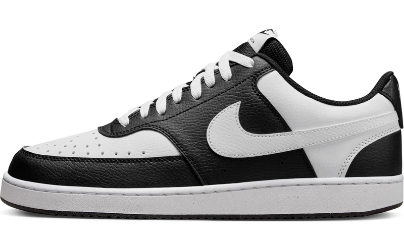 Nike Men's Court Vision Low Sneaker - Black/White - 5.5