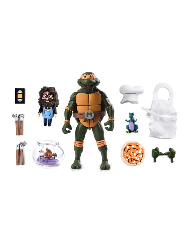 NECA Michelangelo Cartoon Action Figure 18Cm