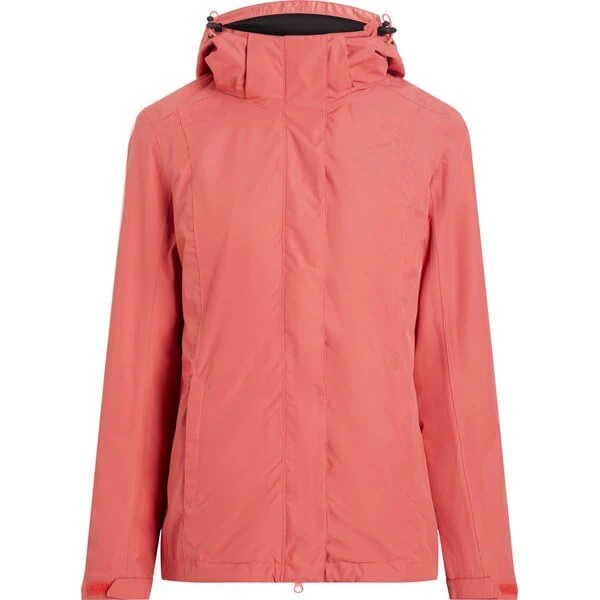 Mc Kinley Talina Women's 3 in 1 Jacket, Red Dark/Red Dark, 50