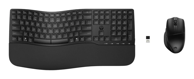 HP 680 Comfort Dual-Mode Keyboard and Mouse Combination