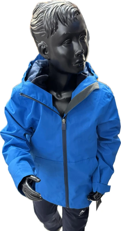 Mckinley Justin II Boy's 3 in 1 Jacket, Blue Royal/Navy, 6 Years