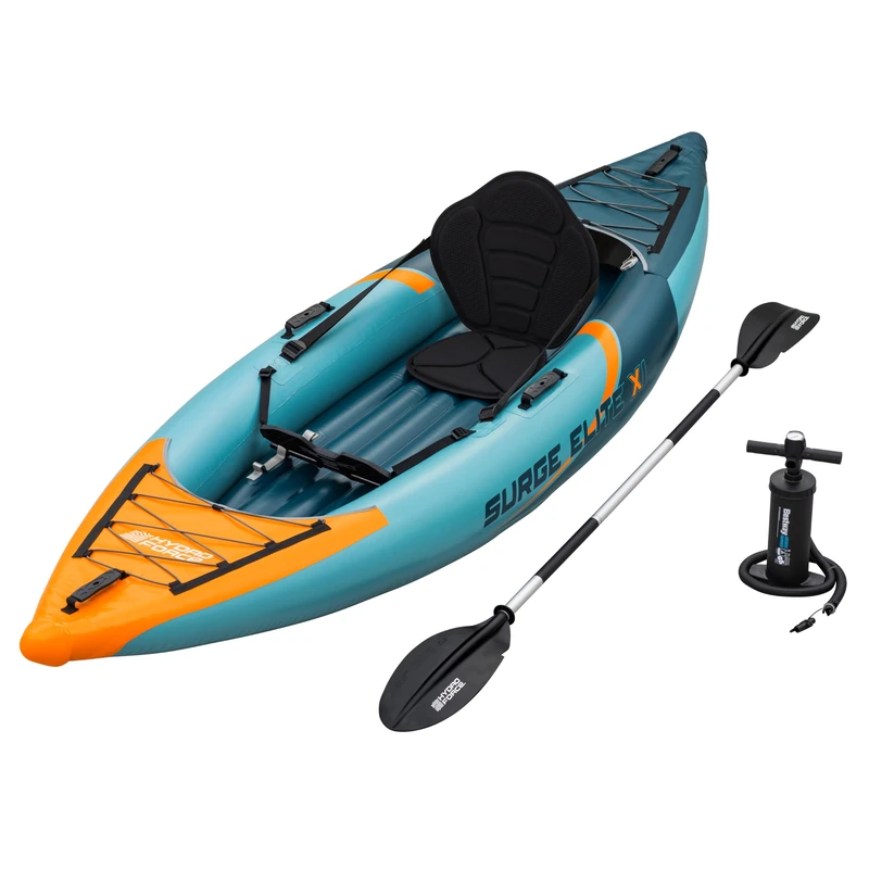 10'3" x 37" x 12"/ 3.12 m x 94 cm x 30 cm Surge Elite X1 Kayak Set