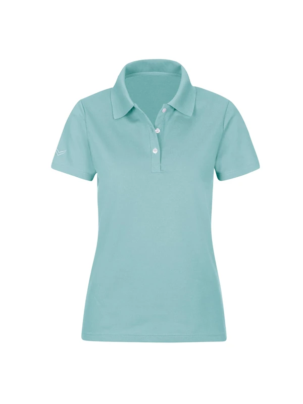 Trigema Women's 527603 Polo Shirt, Glacier, L