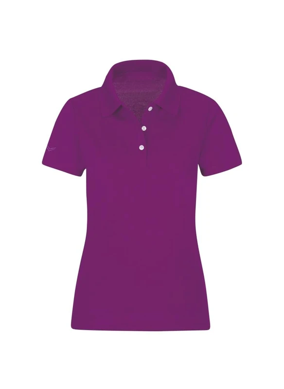 Trigema Women's 527603 Polo Shirt, BlackBerry, XL