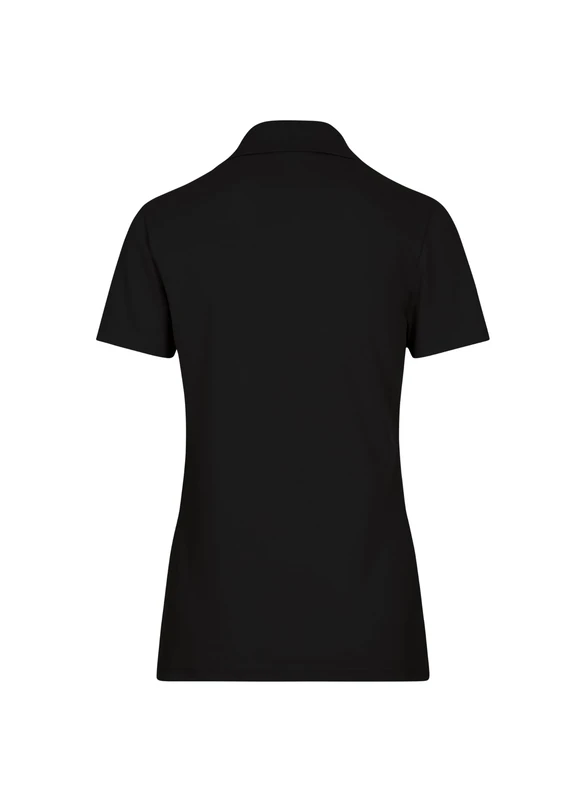 Trigema Women's 527603 Polo Shirt, Black, M