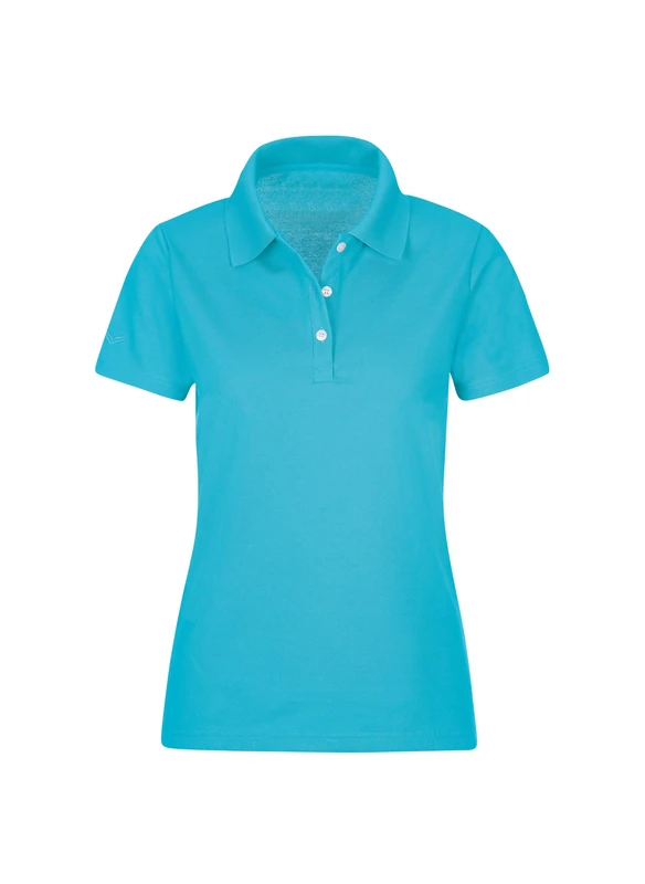 Trigema Women's 527603 Polo Shirt, Azure, XS