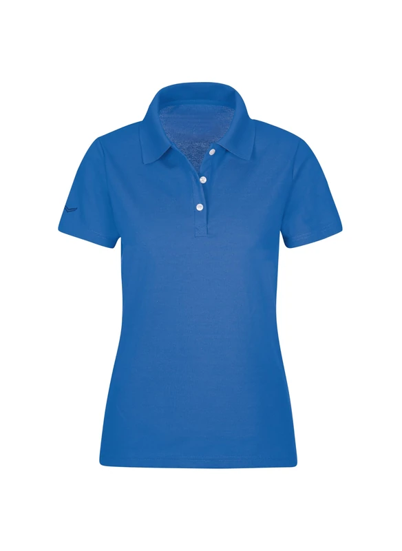 Trigema Women's 527603 Polo Shirt, Electric-Blue, L