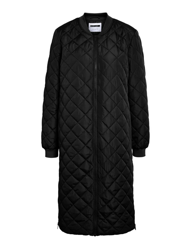 Nmgilly Quilted Coat Fwd Noos, black, XS