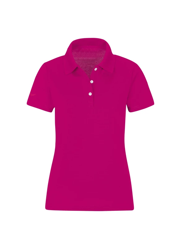 Trigema Women's 527603 Polo Shirt, Magenta, L