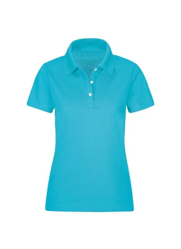 Trigema Women's 527603 Polo Shirt, Azure, XXL