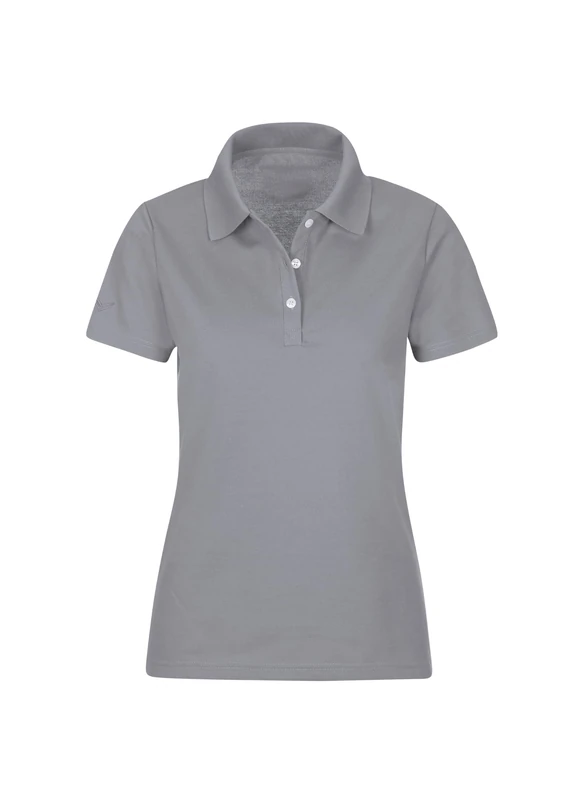 Trigema Women's 527603 Polo Shirt, Cool Grey, S