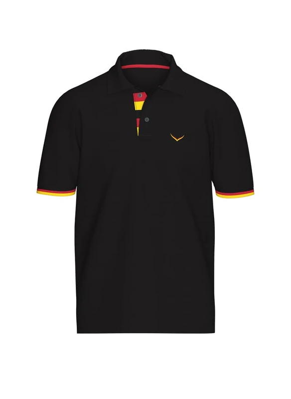 Trigema Men's 627613122 Polo Shirt, Black, 5XL