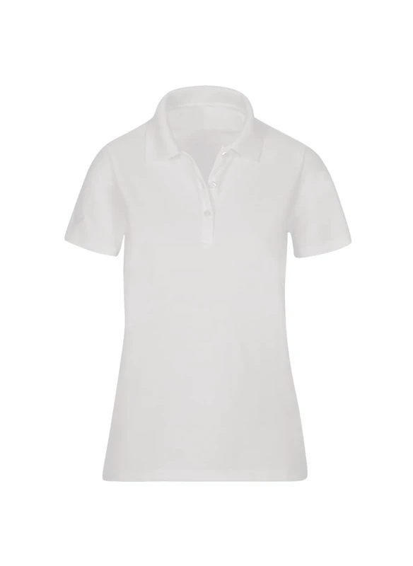 Trigema Women's 527603 Polo Shirt, White, L