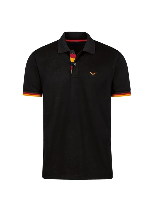 Trigema Germany Polo Shirt, Black, 3XL - Image 1