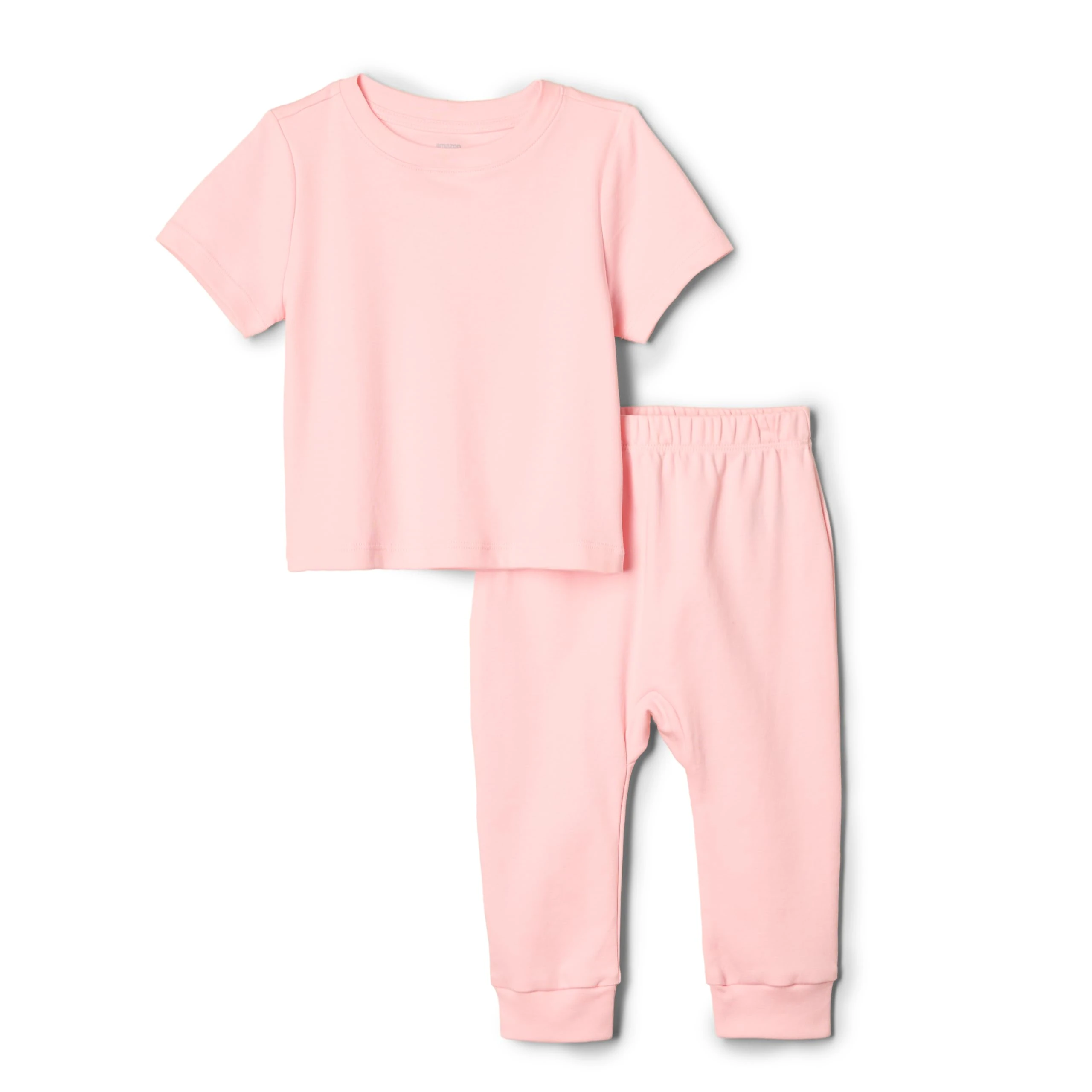 Amazon Essentials x Sofia Grainge Unisex Babies' Trouser & Top Set, Pink, 24 Months