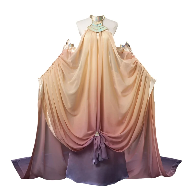 CosFantasy Women's Cosplay Costume Padme Dress Halloween Outfit Gown FY0064, Multicolored, Medium - Image 1